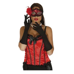 Accesorio Carnaval Guantes Negros