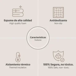 Alfombra de juego XXL Reversible Selva