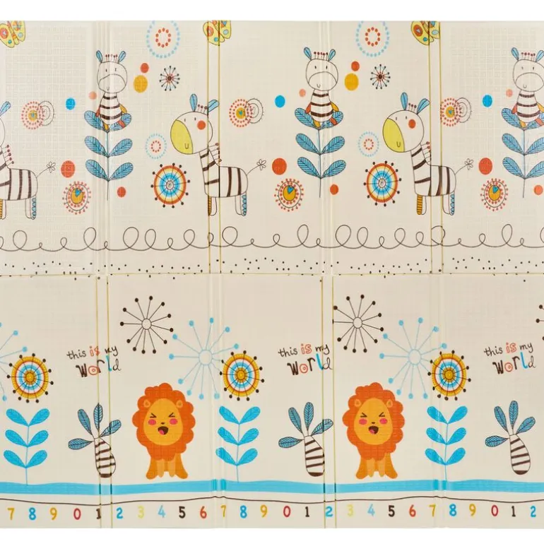 Alfombra de juegos XXL Reversible León