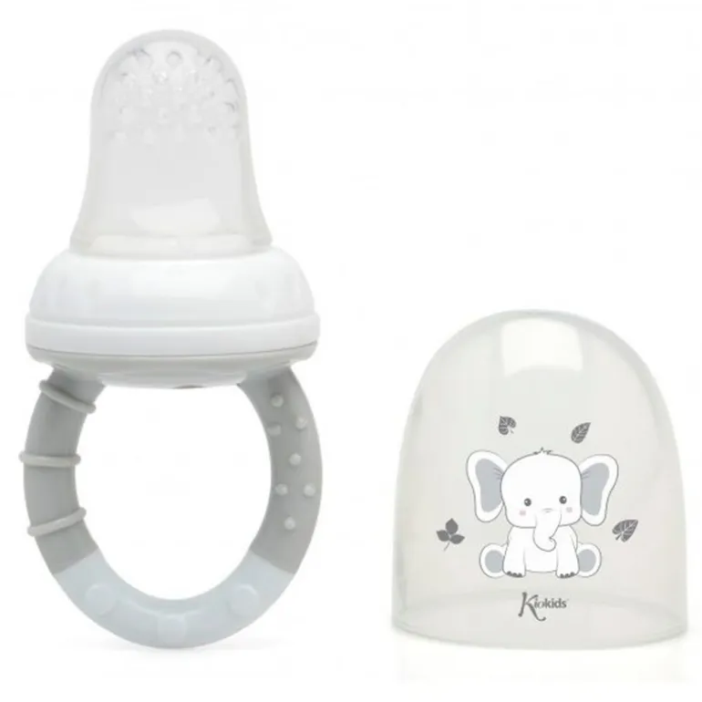 Alimentador Antiahogo silicona Gris