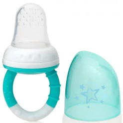 Alimentador Antiahogo silicona Azul