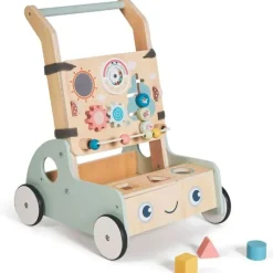 Andador Correpasillos madera Monti Turquesa