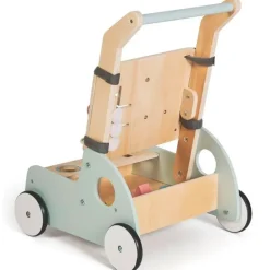 Andador Correpasillos madera Monti Turquesa