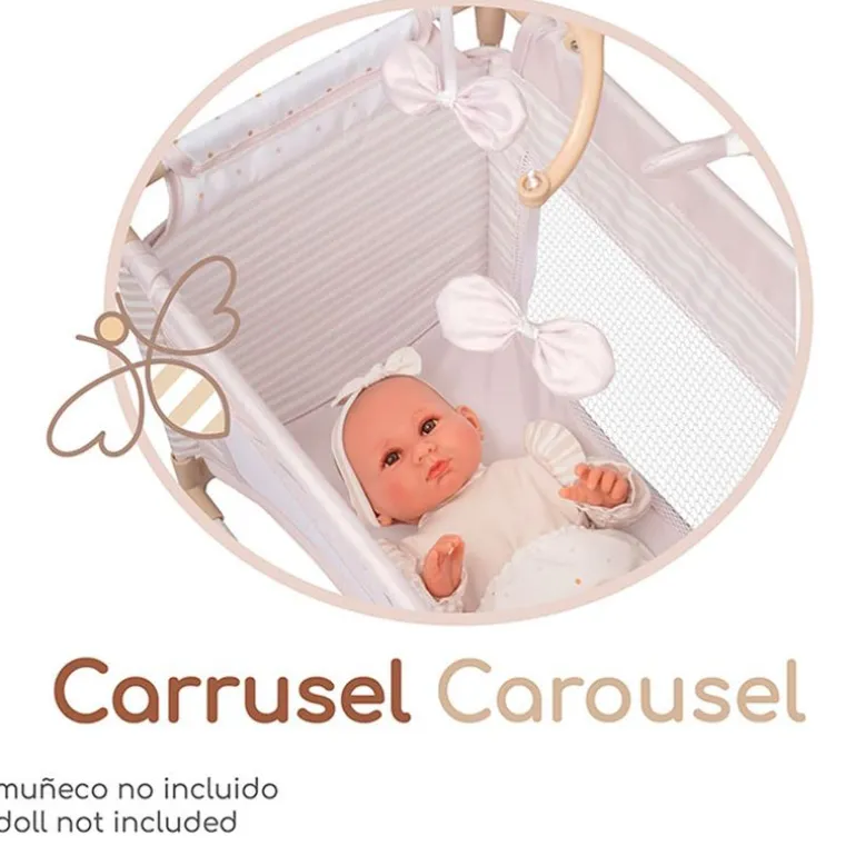 Armario Cambiador de Muñecas Verona Plegable con Accesorios