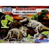 Arqueojugando T-Rex y Triceratops