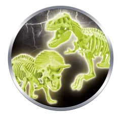 Arqueojugando T-Rex y Triceratops