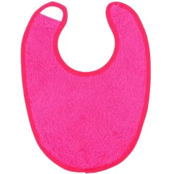 Babero Baby Rizo velcro Fucsia