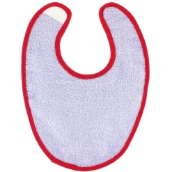 Babero Baby Rizo velcro Lila