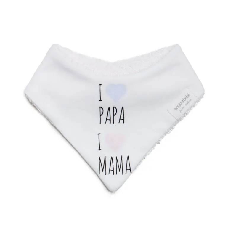 Babero Bandana Papa Mama Soft