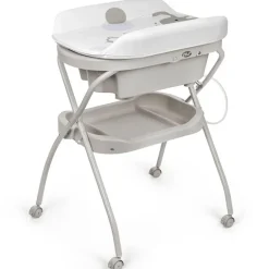 Bañera con cambiador Bubble Gris