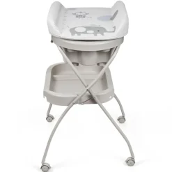 Bañera con cambiador Bubble Gris