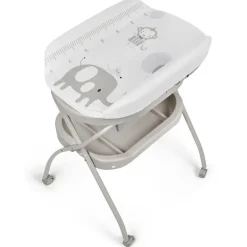 Bañera con cambiador Bubble Gris