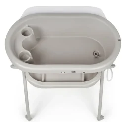 Bañera con cambiador Bubble Gris