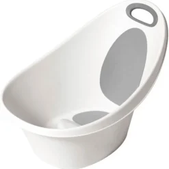 Bañera con Tope y Antideslizante Blanco