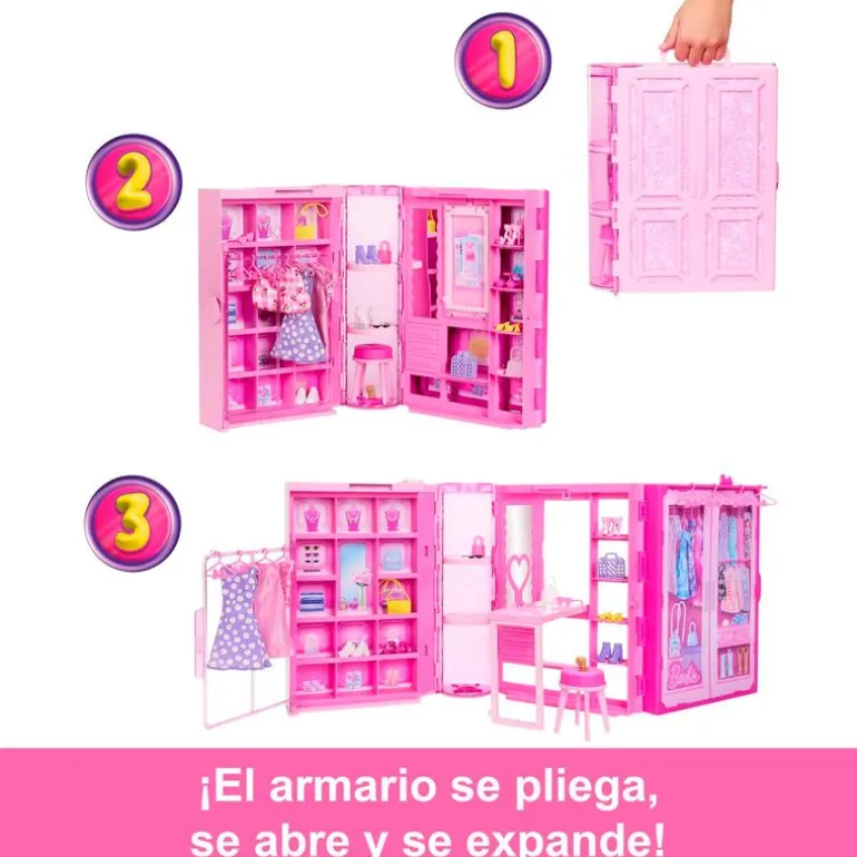Barbie Dream Closet Armario Ensueño con Muñeca