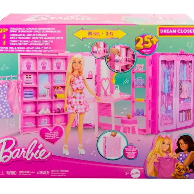 Barbie Dream Closet Armario Ensueño con Muñeca