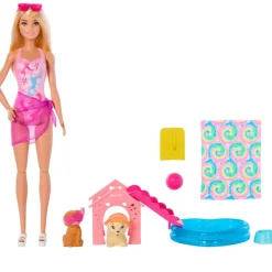 Barbie Fiesta de Cachorros en la Piscina