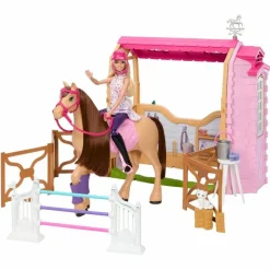 Barbie Muñeca con Caballo y Establo