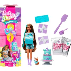 Barbie Party Unboxed Muñeca Morena