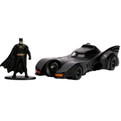 Batman Batmóvil Metal de la Película de 1989 y Figura Batman