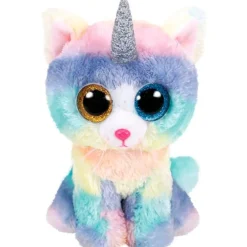 Beanie Boo's Gato Unicornio de Peluche de 15 cm