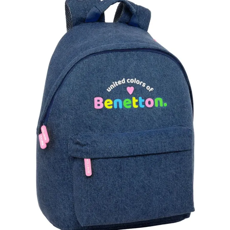 Benetton Mochila Escolar Denim