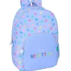Benetton Mochila Escolar Lila