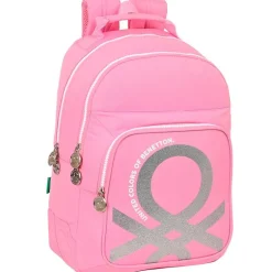 Benetton Mochila Escolar Flamingo Pink