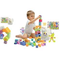 Bloques de Madera de Construcción 50 Piezas