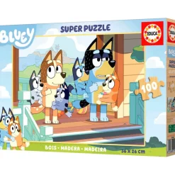 Bluey Puzzle Madera 100 Piezas