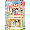 Bluey Puzzle 2x16 Piezas Madera