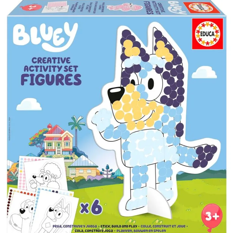 Bluey Set Creativo 3D