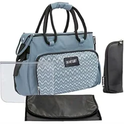 Bolso Cambiador Boho Gris