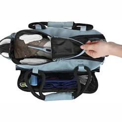 Bolso Cambiador Boho Gris