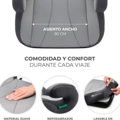 Booster I-Boost I-Size +135cm Grey