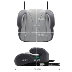 Booster I-Boost I-Size +135cm Grey