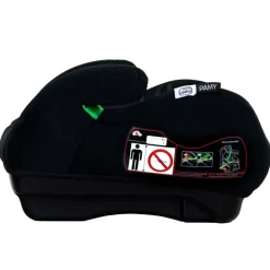 Booster Pamy I-Size c/cinturón Negro +125cm