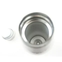 Botella de acero inoxidable con funda 350 ml Grey