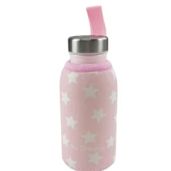 Botella de acero inoxidable con funda 350 ml Rosa