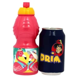 Botella Sport Plástico 400 ml Flamingo