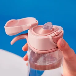 Botella Tritán con boquilla 450 ml Rosa