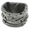 Braga Cuello Polar Gris con Estrellas