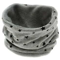 Braga Cuello Polar Gris con Estrellas