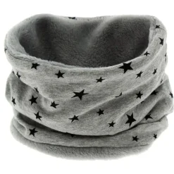 Braga Cuello Polar Gris con Estrellas