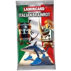 Brain Rot Italian Thingy Sobre Cromos Laminados