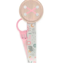 Cadena portachupete tejido Nude