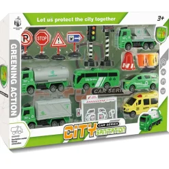 Caja 5 Vehículos con Accesorios