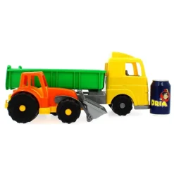 Camión Con Maquinaría De Obras