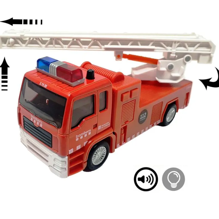Camión de Bomberos con sonido y luz a escala 1:24