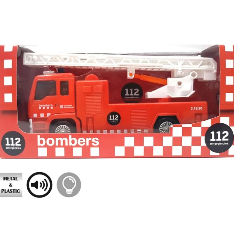 Camión de Bomberos con sonido y luz a escala 1:24